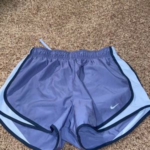 blue nike athletic shorts